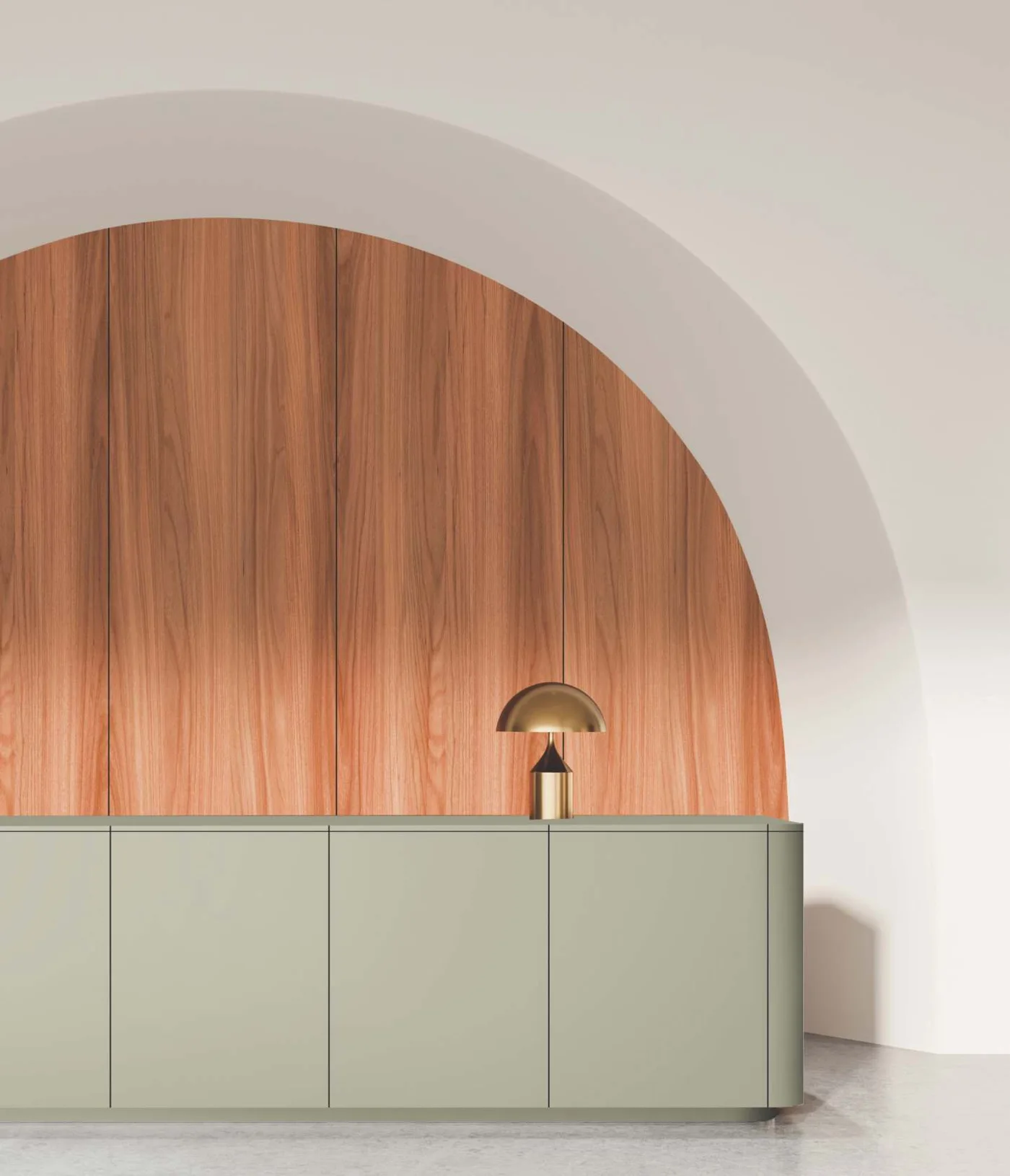 Artis laminate surfaces — editorial wooden living vignette